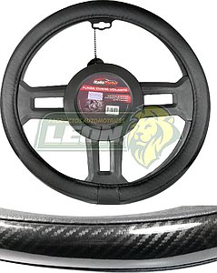 FUNDA P/VOLANTE PIEL AUTOMOTRIZ COLOR NEGRO