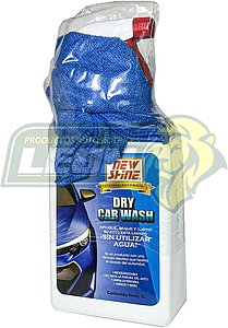 LAVADO EN SECO PARA AUTO Y MOTOCICLETAS 1 LT. (INCLUYE TOALLA MICROFIBRA) NEW SHINE