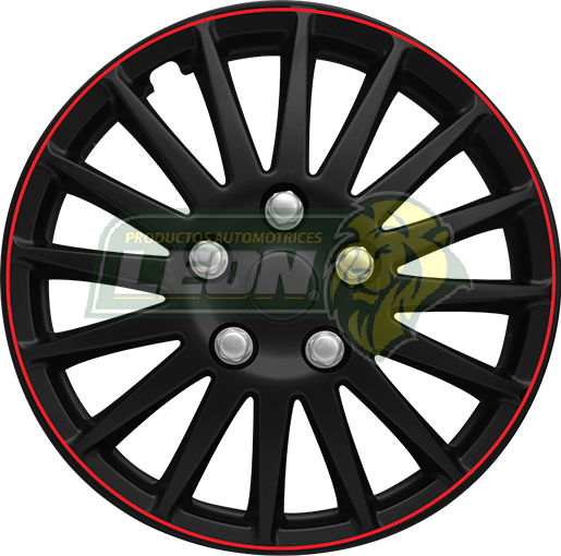 TAPONES DE RIN 14” SPX NEGRO TUNIX (JGO. c/4 pz.)