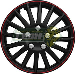TAPONES DE RIN 14” SPX NEGRO TUNIX (JGO. c/4 pz.)