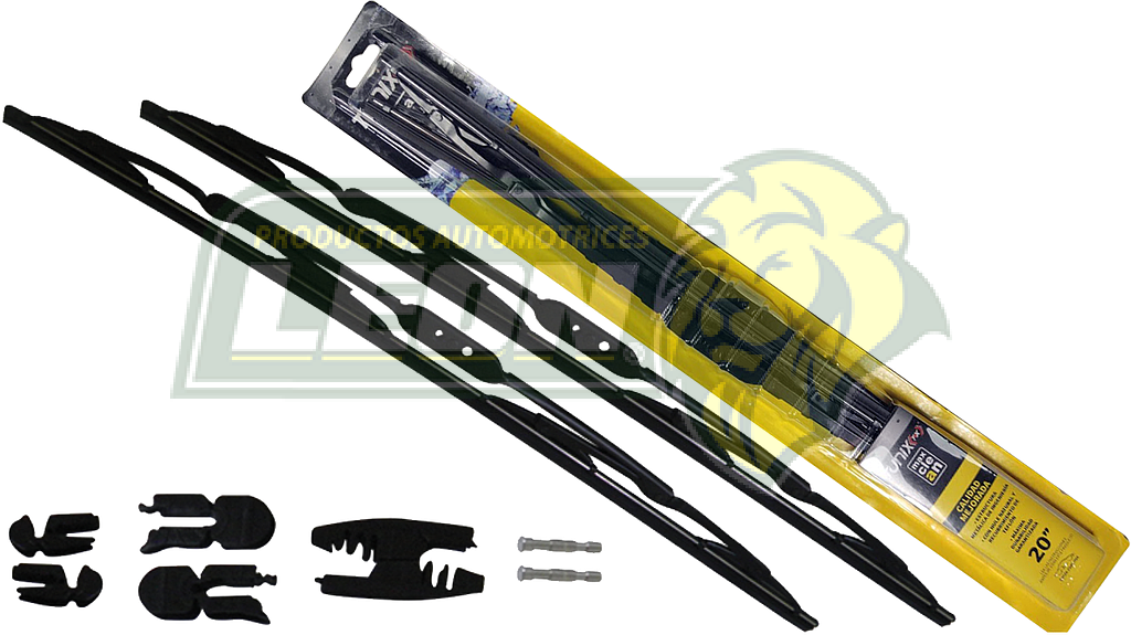PLUMA LIMPIAPARABRISAS MAXCLEAN 18” HULE C/TEFLON