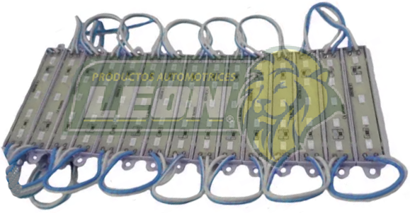 MODULO 100 HYPERLEDS CUADRADO 12V 5 LEDS (FT05-BLU)