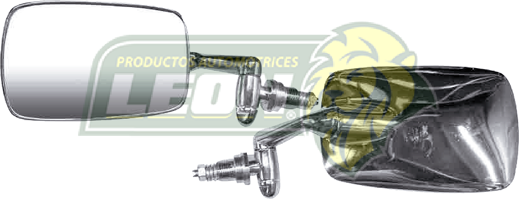 ESPEJO LATERAL VW SEDAN 96-04 (L) FIJO CROMADO METALICO T/HELLA T/O (687-96I-C)