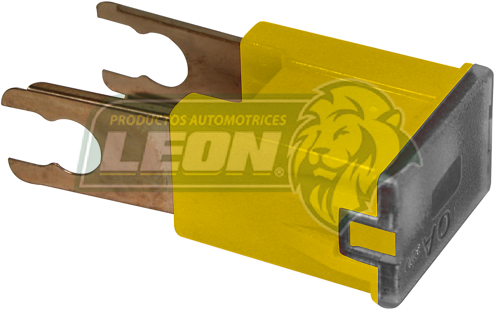 FUSIBLE MUELA MACHO 60 AMP HORQUILLA = ARE60-URV AMARILLO