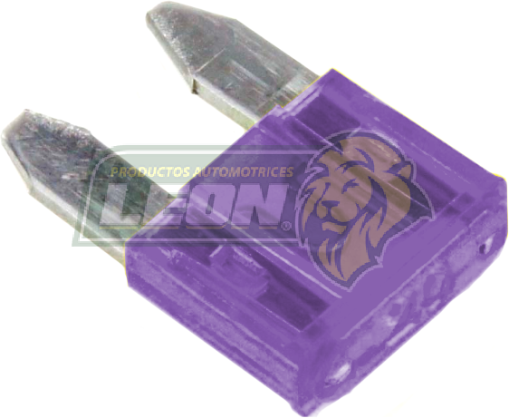 FUSIBLE DE CLAVIJA MINI 3 AMP. VIOLETA