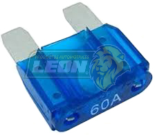 FUSIBLE DE CLAVIJA MAXI 60 AMP. AZUL