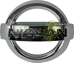 EMBLEMA PARRILLA NISSAN PICK UP D22 2010 C/ADHERIBLE ØA: 10.8 cm, ØB: 12.4 cm