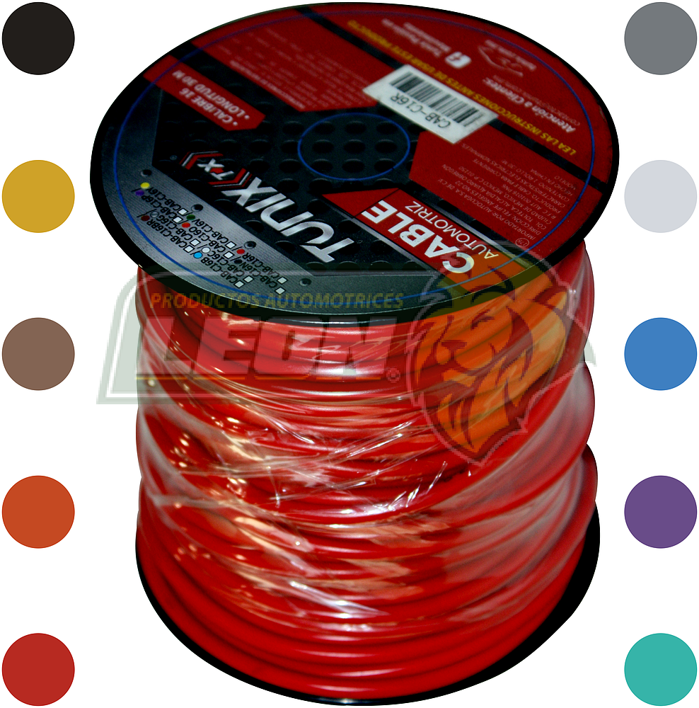 CABLE PLASTICO CAL.16 (ROLLO c/30 mt.)