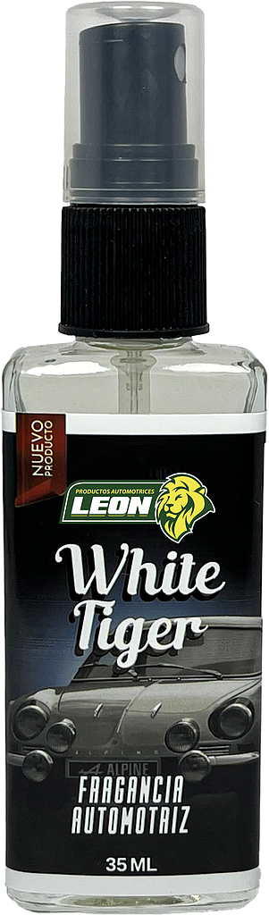 AROMATIZANTE o FRAGANCIA AUTOMOTRIZ LIQUIDO (ENVASE VIDRIO) 35 ml. CABALLERO WHITE TIGER (POLO RED)