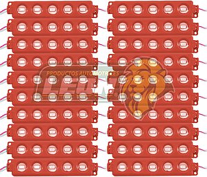 MODULO 5 ULTRA LEDS COB 5.6x3x8 cm T/ENCAPSULADO ROJO (M5/CG-CDI) (20 TIRAS)