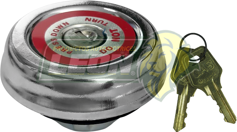 TAPON GASOLINA CROMO C/LL. FORD, DODGE, G.M., TRACTORES BOCA 35 mm (GW003)