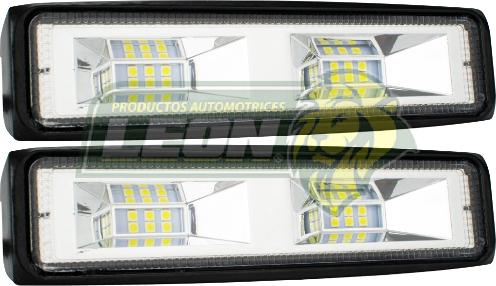 FARO RECTANGULAR 12 HIPER LEDS 15 X 3.8 CM 18W ( PAR )