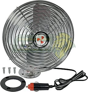VENTILADOR METALICO AUTOMOTRIZ  6” ALTA POTENCIA (2 VELOCIDADES) = FAN13506AS