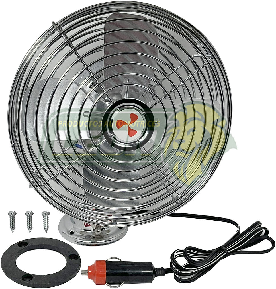 VENTILADOR METALICO AUTOMOTRIZ  6” ALTA POTENCIA (2 VELOCIDADES) = FAN13506AS