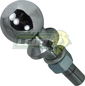 BOLA DE REMOLQUE PARA 3,500 Lbs. 2”x3/4x3” CROMADA