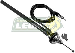 ANTENA UNIVERSAL OCULTA CROMADA 4 SECCIONES (481N) C/LLAVE