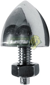 TORNILLO P/SUJETAR PLACAS SIN LUZ CROMADO TIPO BALA