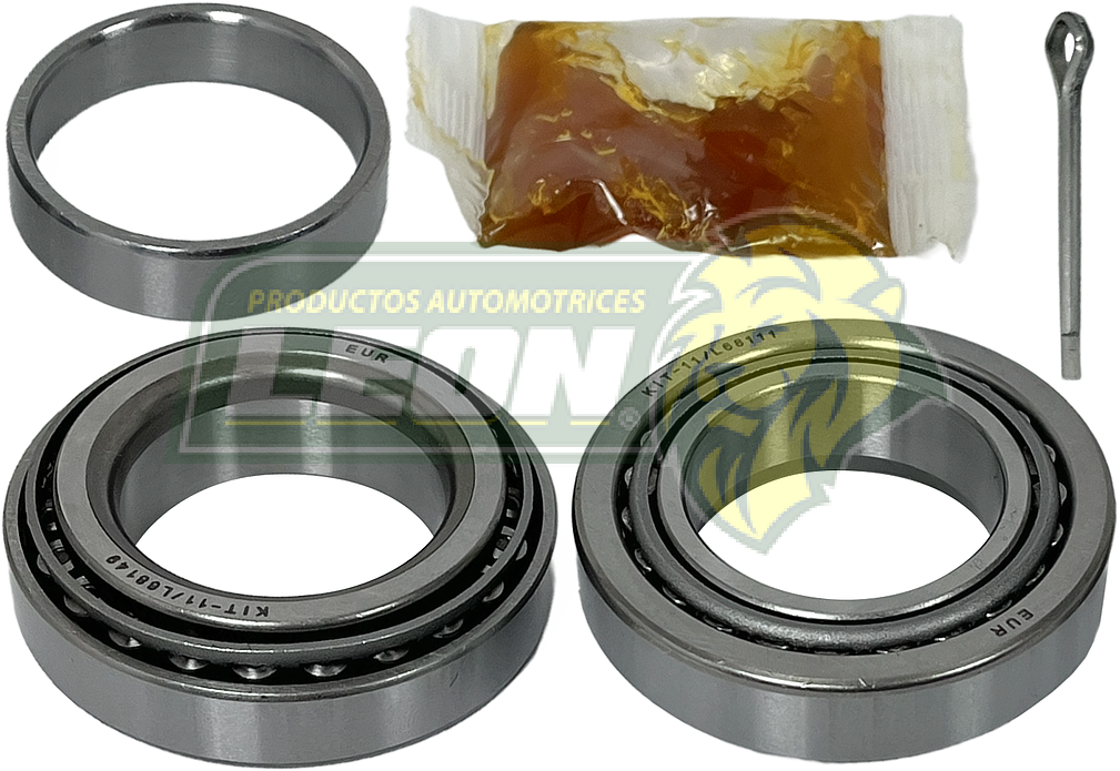 KIT DE RODAMIENTOS R.D. CONO Y TAZA, G.M. PONTIAC MATIZ 04-17 (L68149/L68111)