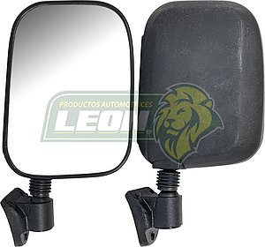 ESPEJO LATERAL VW COMBI 1800 PLASTICO NEGRO (ES-COMBI-1800-E) (JGO. c/2 pz. L Y R)