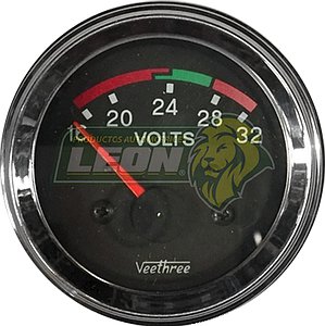 VOLTIMETRO 18-32V DMS 52MM VEETHREE 2209