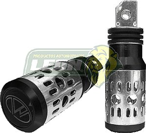 PEDAL PARA MOTO LISO NEGRO (PAR)