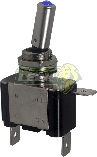 SWITCH 1 PASO CON LUZ DE LED "AZUL"