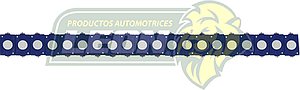 TIRA TIPO CHIP REDONDO CON 9 LEDS COLOR AZUL (20 MODULOS)