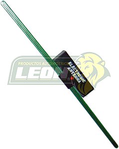 ANTENA ELECTRONICA P/PARABRISAS VERDE C/FOCO