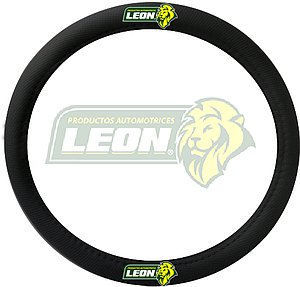 FUNDA P/VOLANTE T/PIEL NEGRA C/HOYOS UNIVERSAL