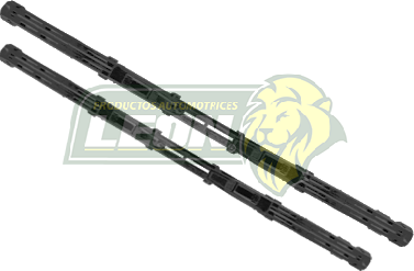 PLUMAS LIMPIAPARABRISAS 19/21” MAXCLEAN “T/BANANA” C/ADAPTADORES (JGO. c/2 pz.)