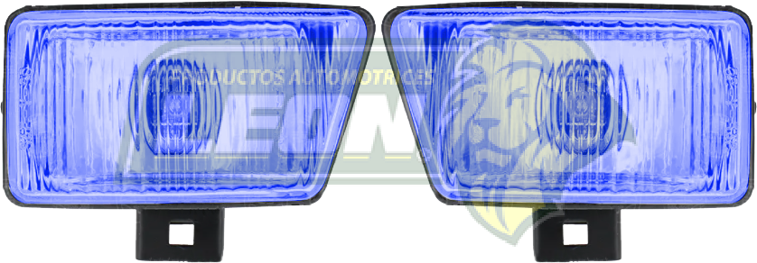 FARO RECTANGULAR P/FACIA VW JETTA AZUL 7.1x13.1 cm (JGO. c/2 pz.)