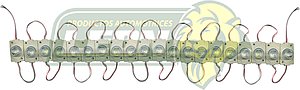 TIRA HIPERLED C/LUPA 12V 1.5W COLOR BLANCO (20 MODULOS)