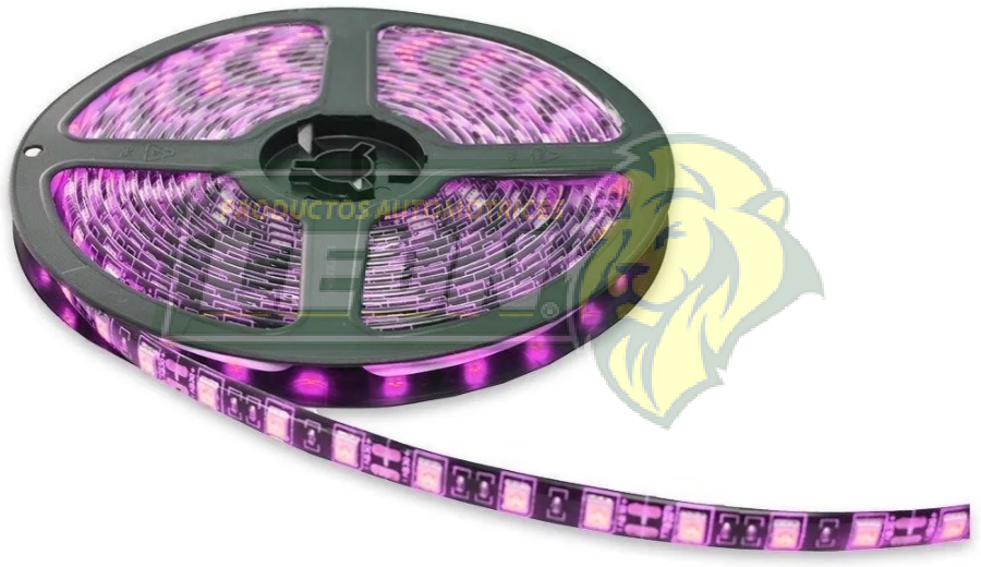 ROLLO HIPERLEDS (300 LEDS 5050 ROSAS) 5 mts. RECORTABLE (5M-PNK)