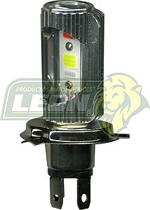 FOCO DE MOTO H4 CON ESTROBO ALTA Y BAJA PLATA