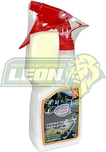 ABRILLANTADOR CREMA DE SILICON PARA INTERIORES C/ATOMIZADOR 300 ml C/ESPONJA