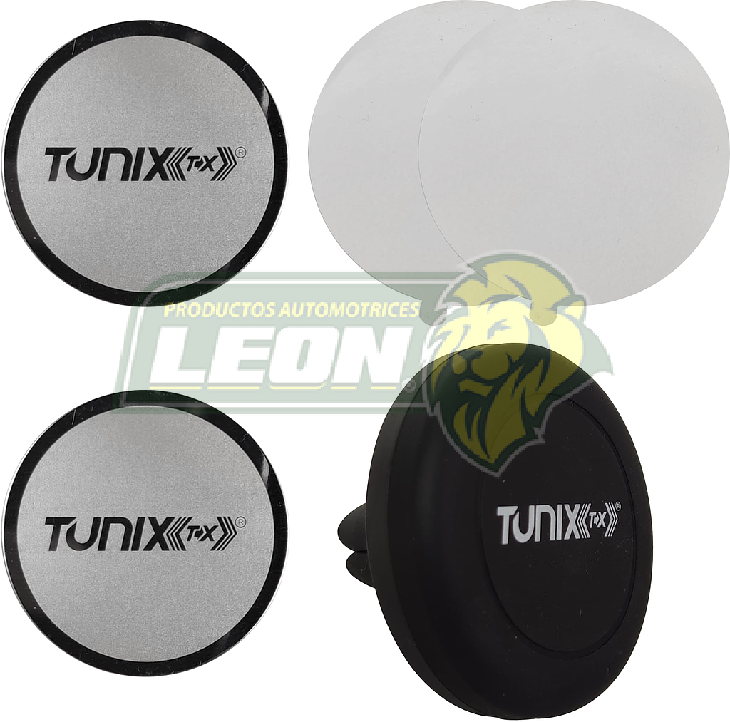 SOPORTE PARA CELULAR DE SILICON C/IMAN N50 UNIVERSAL COLOR NEGRO