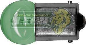 FOCO 67 12V 4CP 1 POLO BOMBILLA MINI VERDE (BA15S)