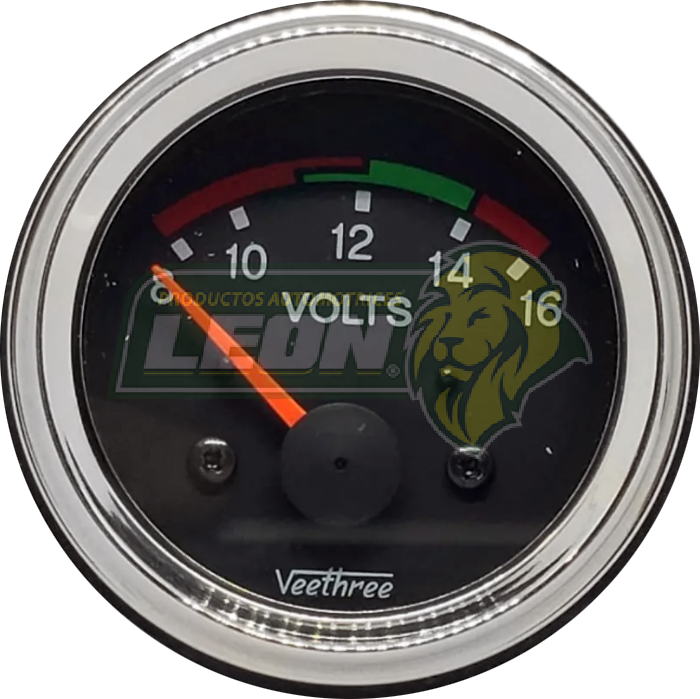 VOLTIMETRO V3 12V BICEL CROMADO 52MM NGO 03906