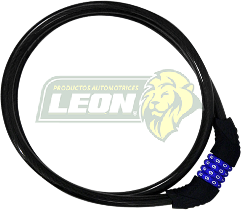 CANDADO P/MOTOCICLETA DE COMBINACION 1.5 m