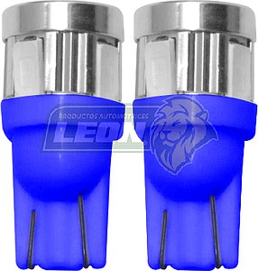 FOCO PELLIZCO 12V 2W 6 LEDS COB AZUL (JGO. c/2 pz.) TUNIX