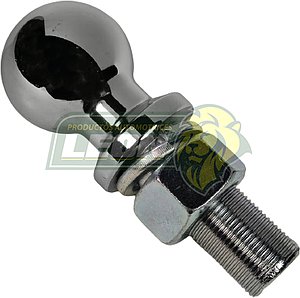 BOLA DE REMOLQUE PARA 5,000 Lbs. 2”x1”x2” 1/2 CROMADA