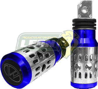 PEDAL PARA MOTO LISO AZUL (PAR)
