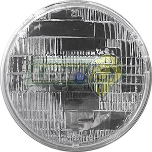 UNIDAD SELLADA HALOGENO CHICA REDONDA 6” 35W 12V 3T (H5006)