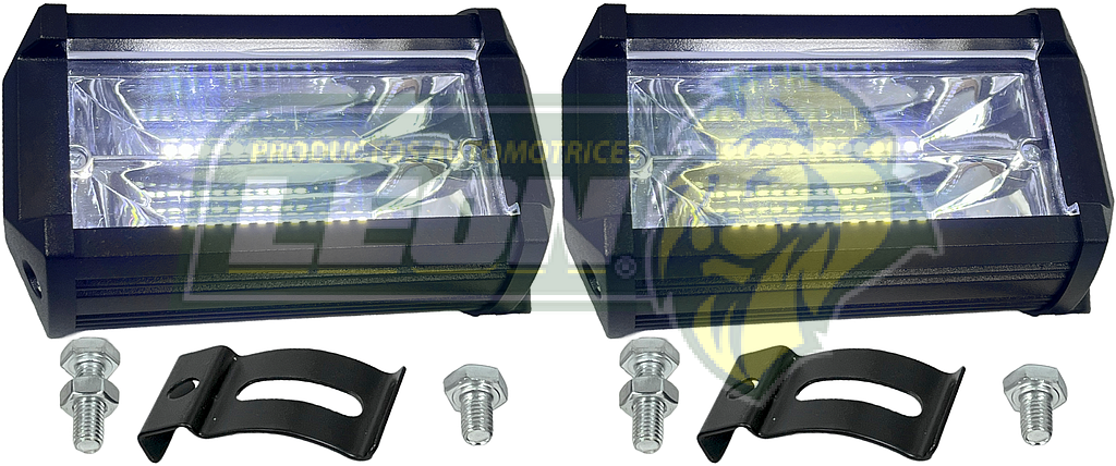 FARO DE 24 LEDS 72 WATTS C/ESTROBO (JGO. c/2 pz.)