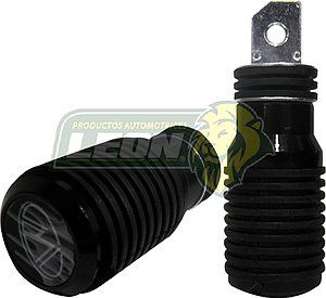 PEDAL PARA MOTO NEGRO (PAR)