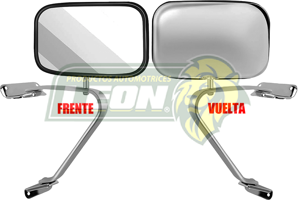 ESPEJO LATERAL FORD F150, F250, F350, F450, RANGER, BRONCO, EXPLORER, PICK-UP CROMADO (JUEGO L, R)