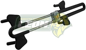 CANDADO AUTOMOTRIZ SUPER DUTY AHULADO NEGRO