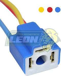 ENCHUFE DE UNIDAD H4 LATON REFORZADO CAL.12 T/ORIG (COLORES) G182