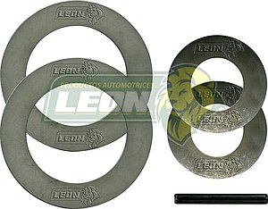 RONDANAS DE EMPUJE CAMIONETA FORD, DODGE, GM 85-98 DOBLE RODADO (JGO. c/5 pzas.) 756297X