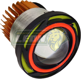 FARO MOTO HI-LOW Y ESTROBO OJO DEMONIO Y OJO ANGEL BLANCO/AZUL